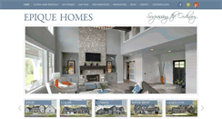 Desktop Screenshot of epiquehomes.com